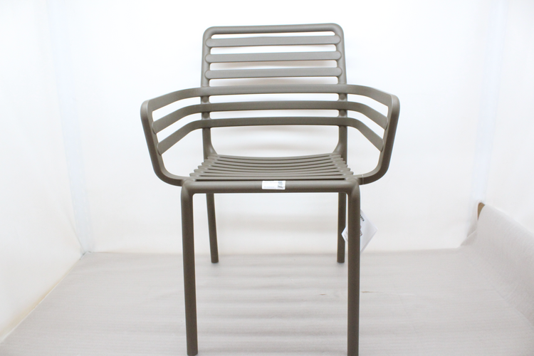 B-Ware Nardi Doga Armlehnstuhl Stuhl Gartenstuhl Terrassenstuhl Balkonstuhl Dunkelbraun - 8010352254534