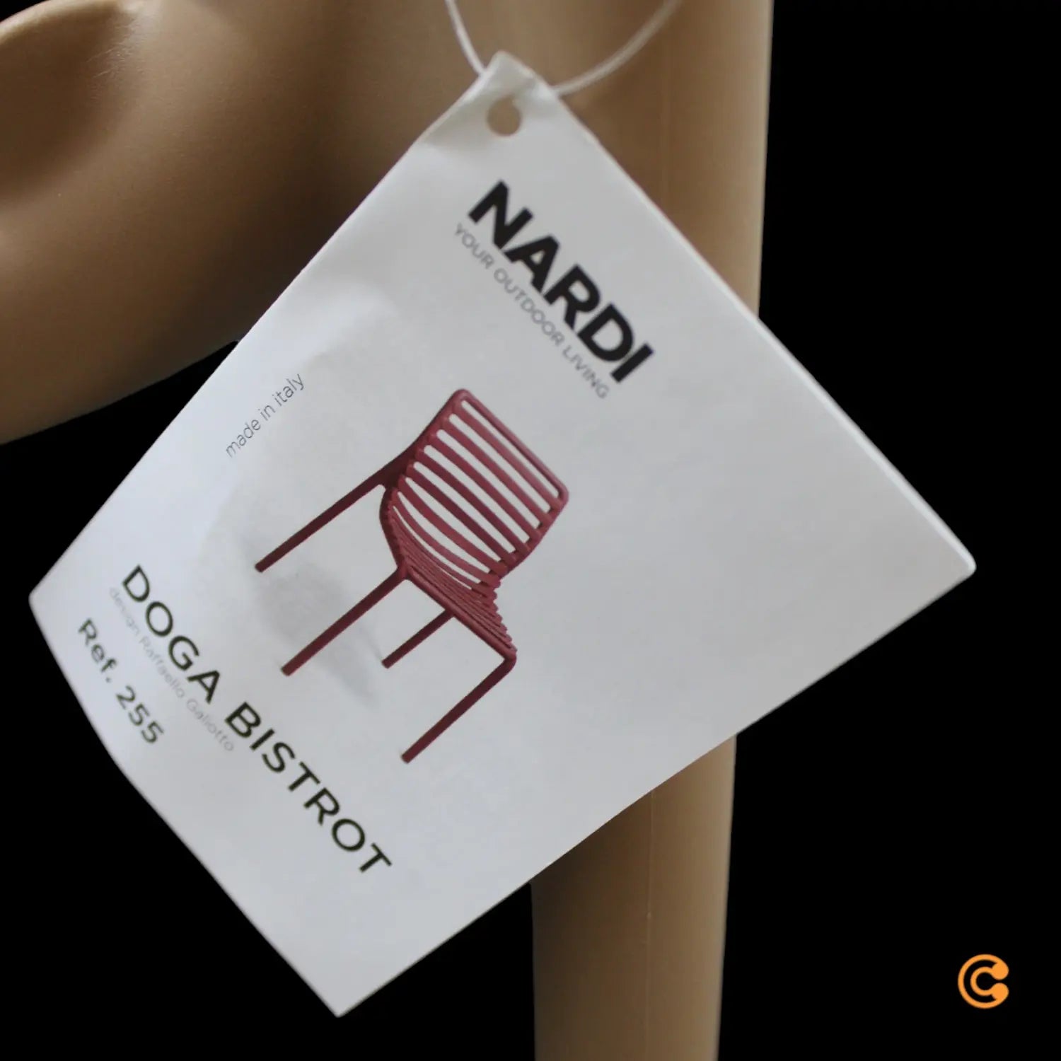 B-Ware Nardi Doga Bistro Stuhl Sitzmöbel Cappuccino Klappstuhl Möbel Siehe Text/Foto - 8010352255142