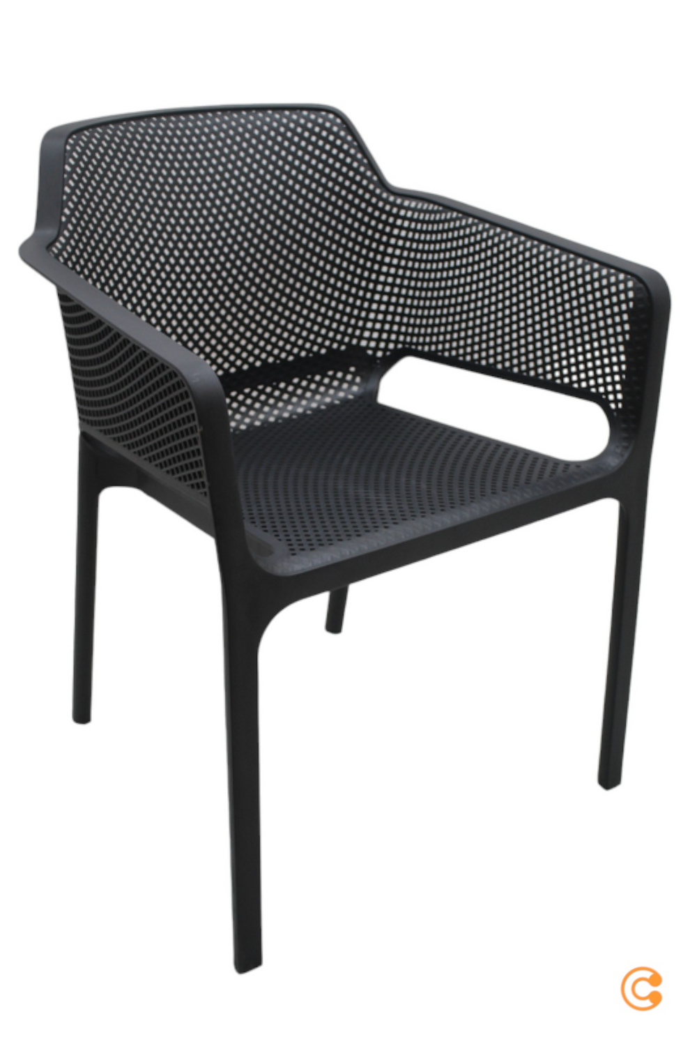 B-Ware Nardi Net Armlehnstuhl Stuhl Gartenstuhl Terrassenstuhl Balkonstuhl Anthrazit - 8010352326026