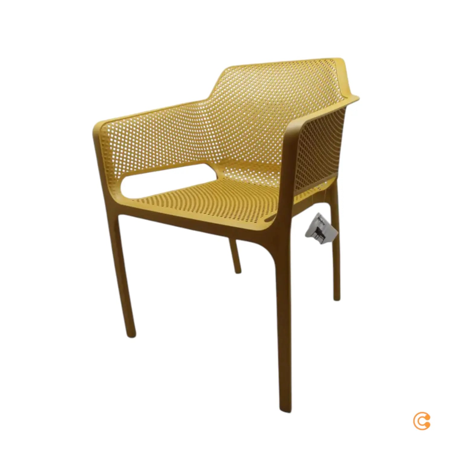 Nardi Net Armlehnstuhl Stuhl Gartenstuhl Balkonstuhl Senape Gelb Siehe Text/Foto B-Ware - 8010352326569