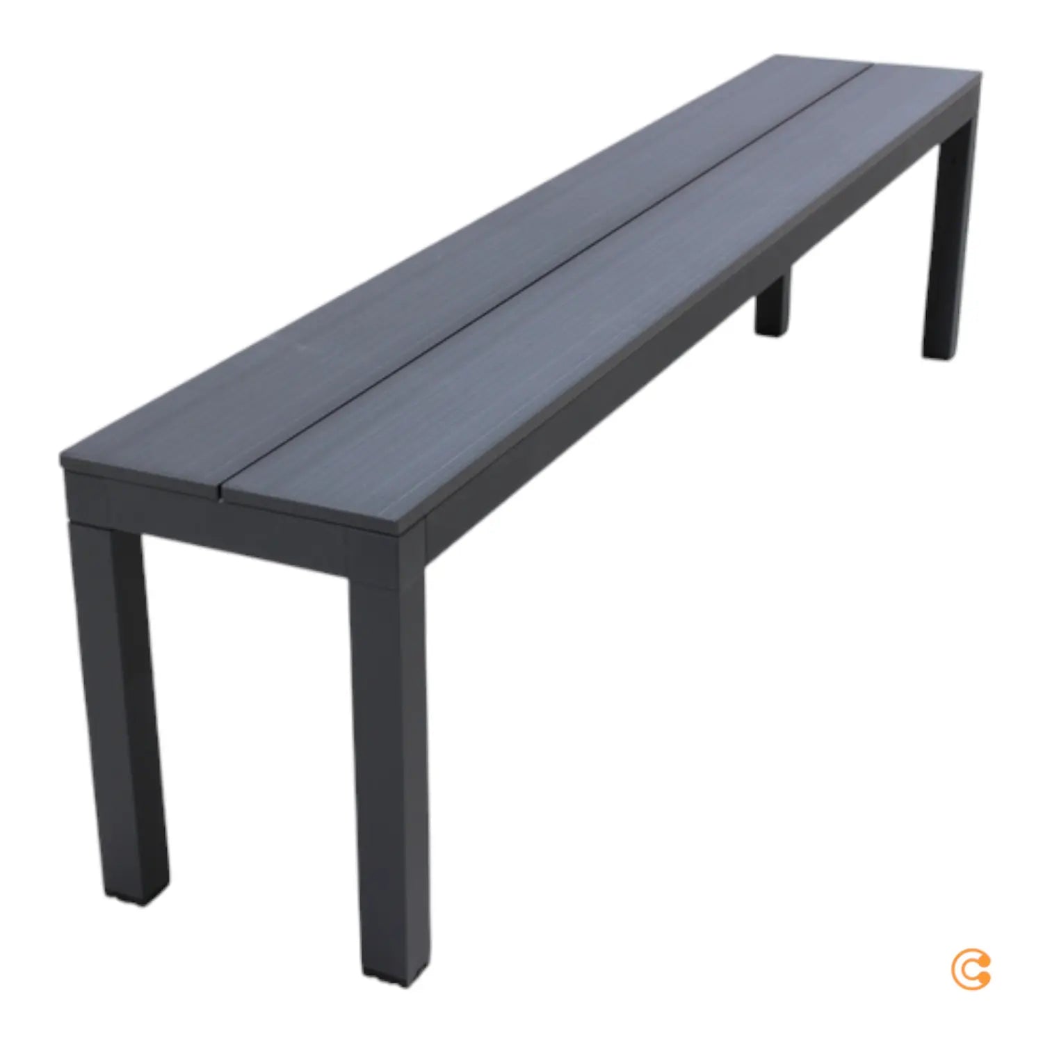 Nardi Rio Bank Gartenbank Gartensitz Outdoorbank Sitzbank Parkbank Alu Anthrazit B-Ware