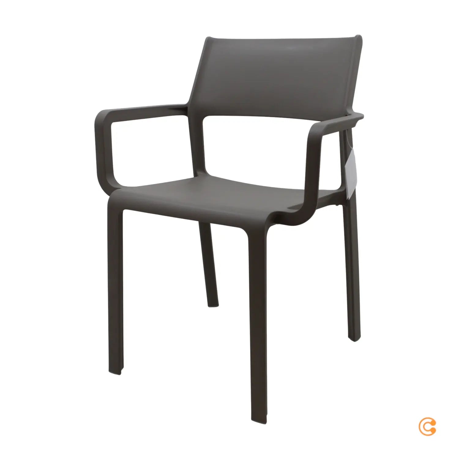 Nardi Armlehnstuhl Stuhl Gartenstuhl Outdoor Stapelbar Polypropylen Taupe B-Ware