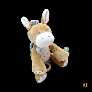 B-Ware Nattou Kuscheltier Spieluhr Plüschtier Esel Leo Musikspielzeug Baby Geschenk