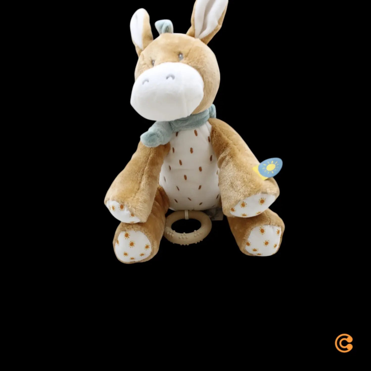 B-Ware Nattou Kuscheltier Spieluhr Plüschtier Esel Leo Musikspielzeug Baby Geschenk - 5414673595056