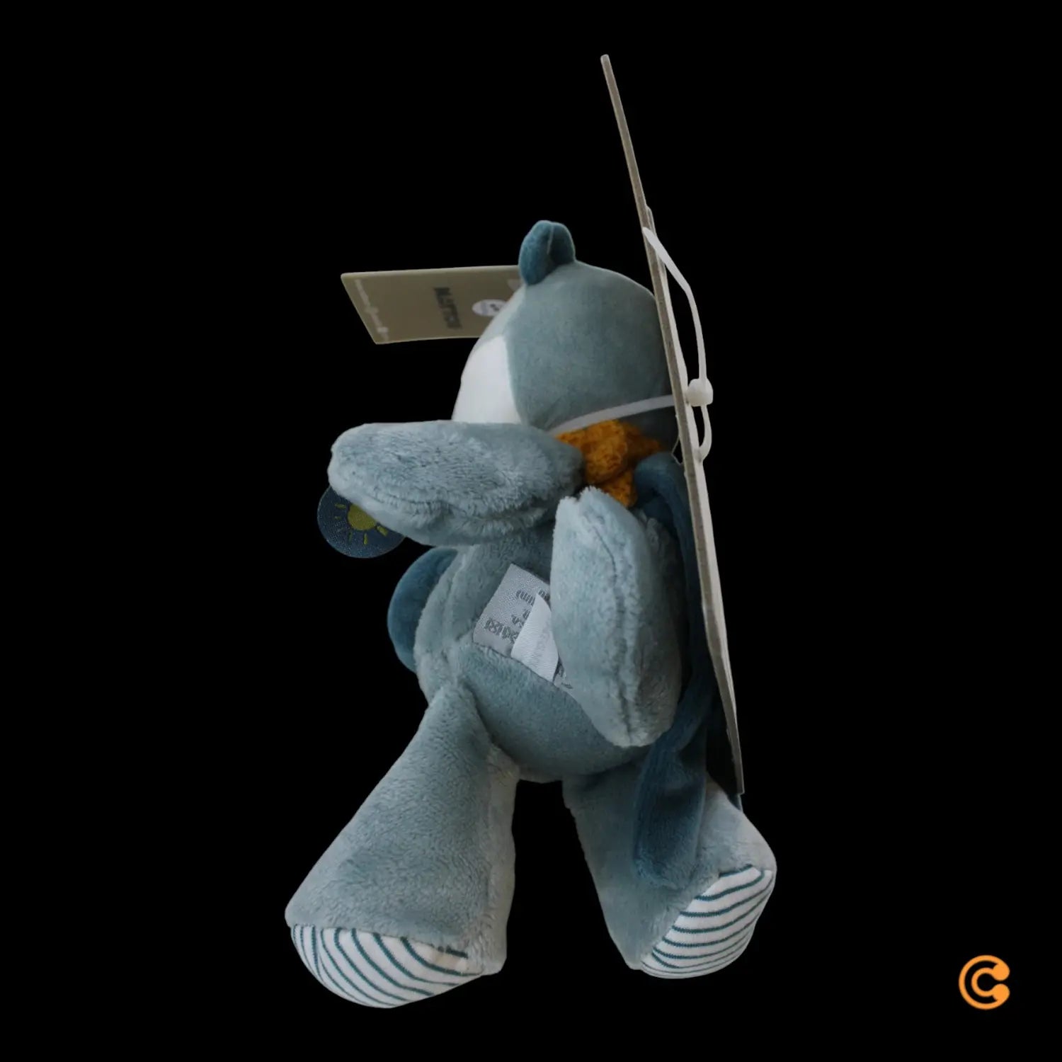 B-Ware Nattou Mini Spieluhr Kuscheltier Spieluhr Dachs Felix Dusty Blau 22cm - 5414673595063