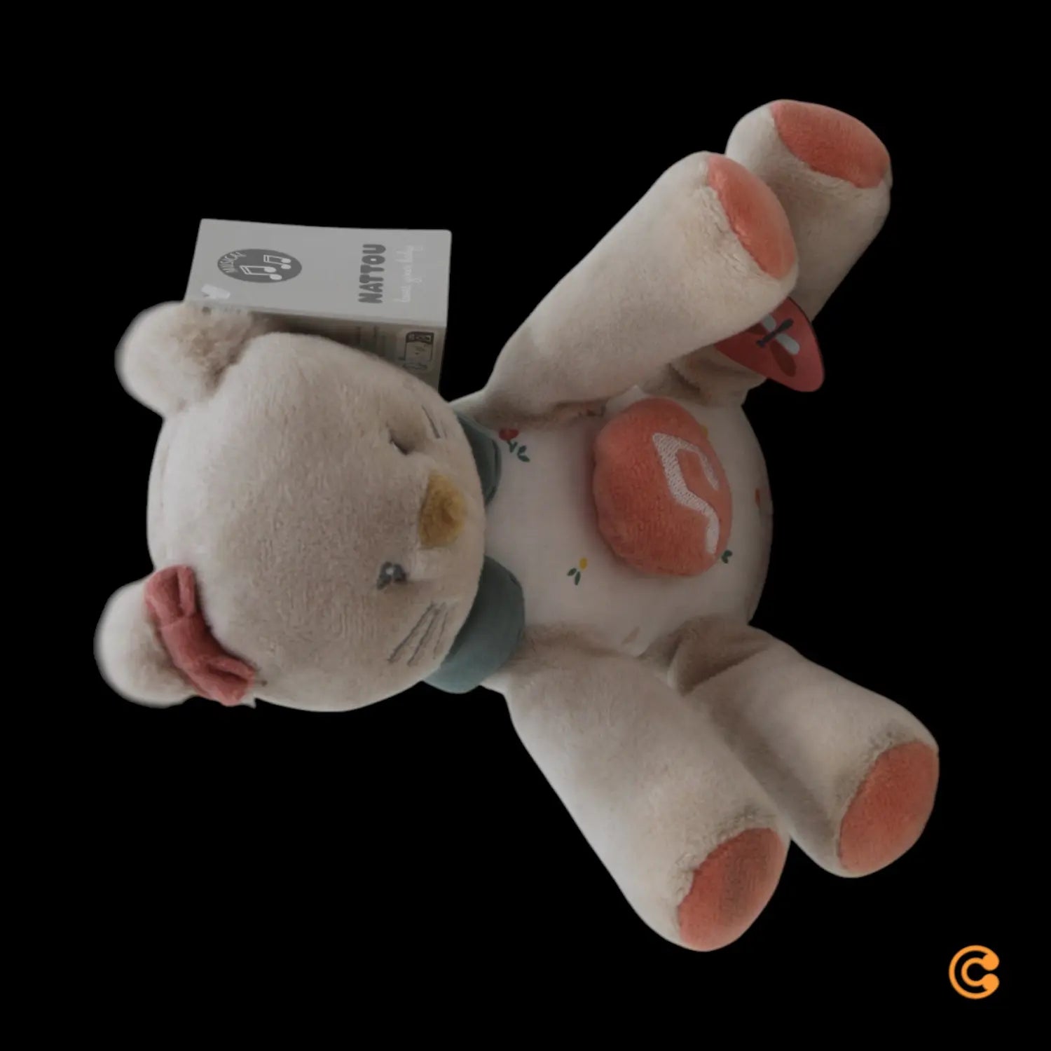 B-Ware Nattou Spieluhr Kuscheltier Musik Katze Lana Beige Mini Spieluhr Babyspielzeug - 5414673266079