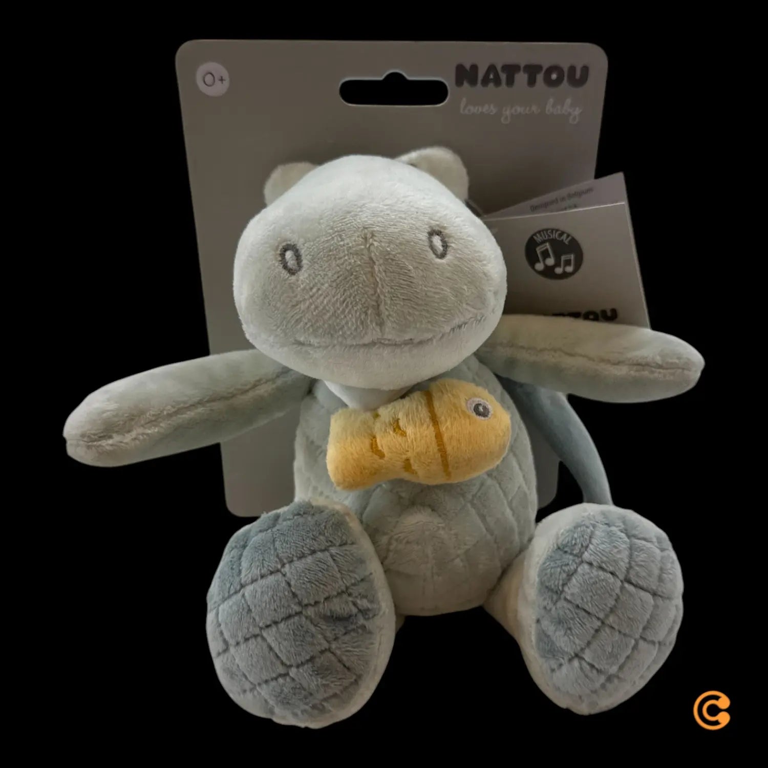 B-Ware Nattou Mini Spieluhr Musikspielzeug Krokodil Stofftier Romeo Jules Sally 20 Cm - 5414673950060