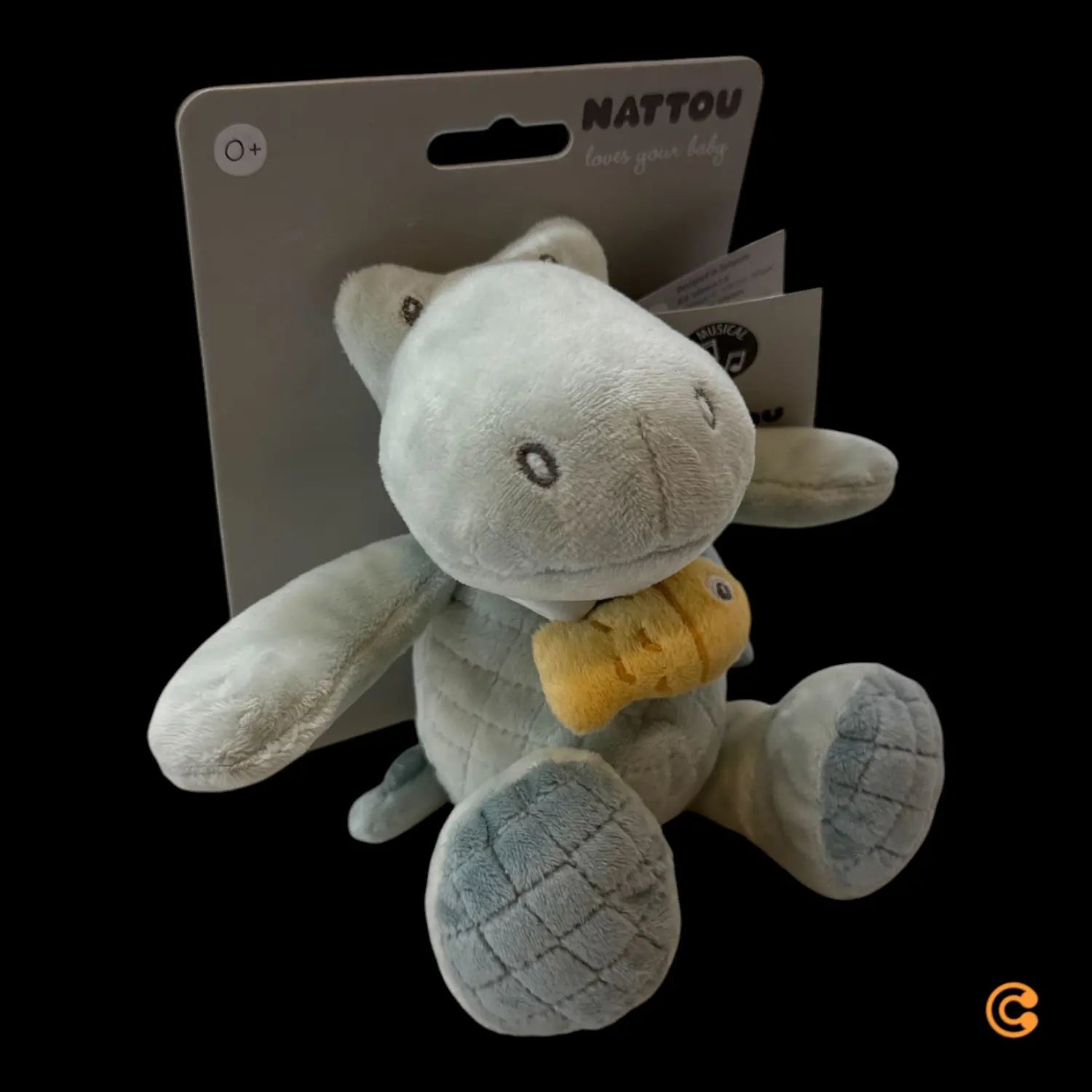 B-Ware Nattou Mini Spieluhr Musikspielzeug Krokodil Stofftier Romeo Jules Sally 20 Cm - 5414673950060