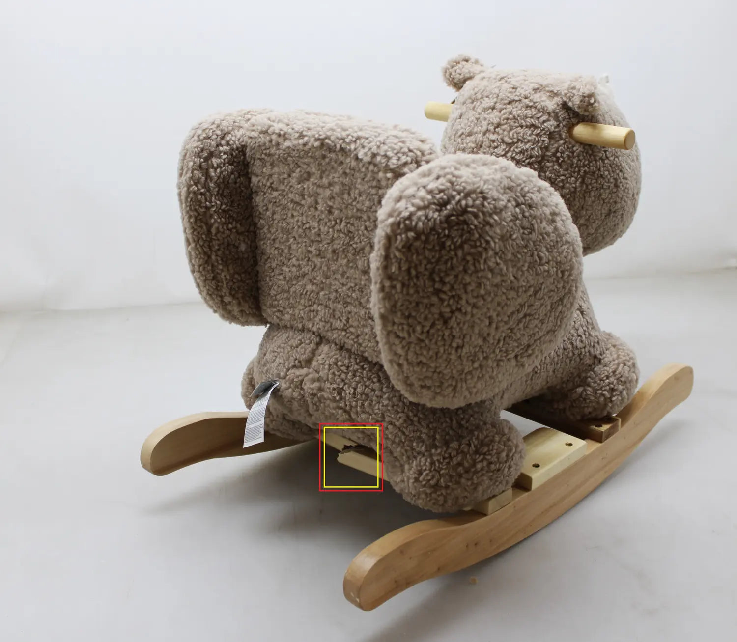 C-Ware Nattou Schaukeltier Wipptier Teddy Nashorn Taupe Kinder Siehe Text/Foto - 5414673544023