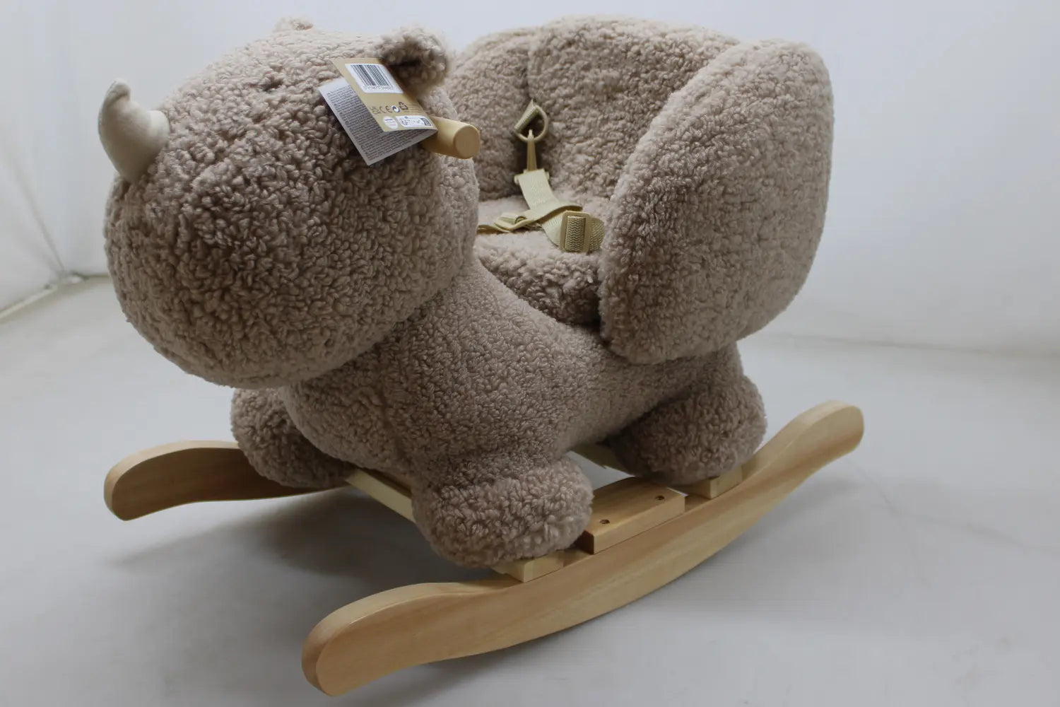 C-Ware Nattou Schaukeltier Wipptier Teddy Nashorn Taupe Kinder Siehe Text/Foto - 5414673544023