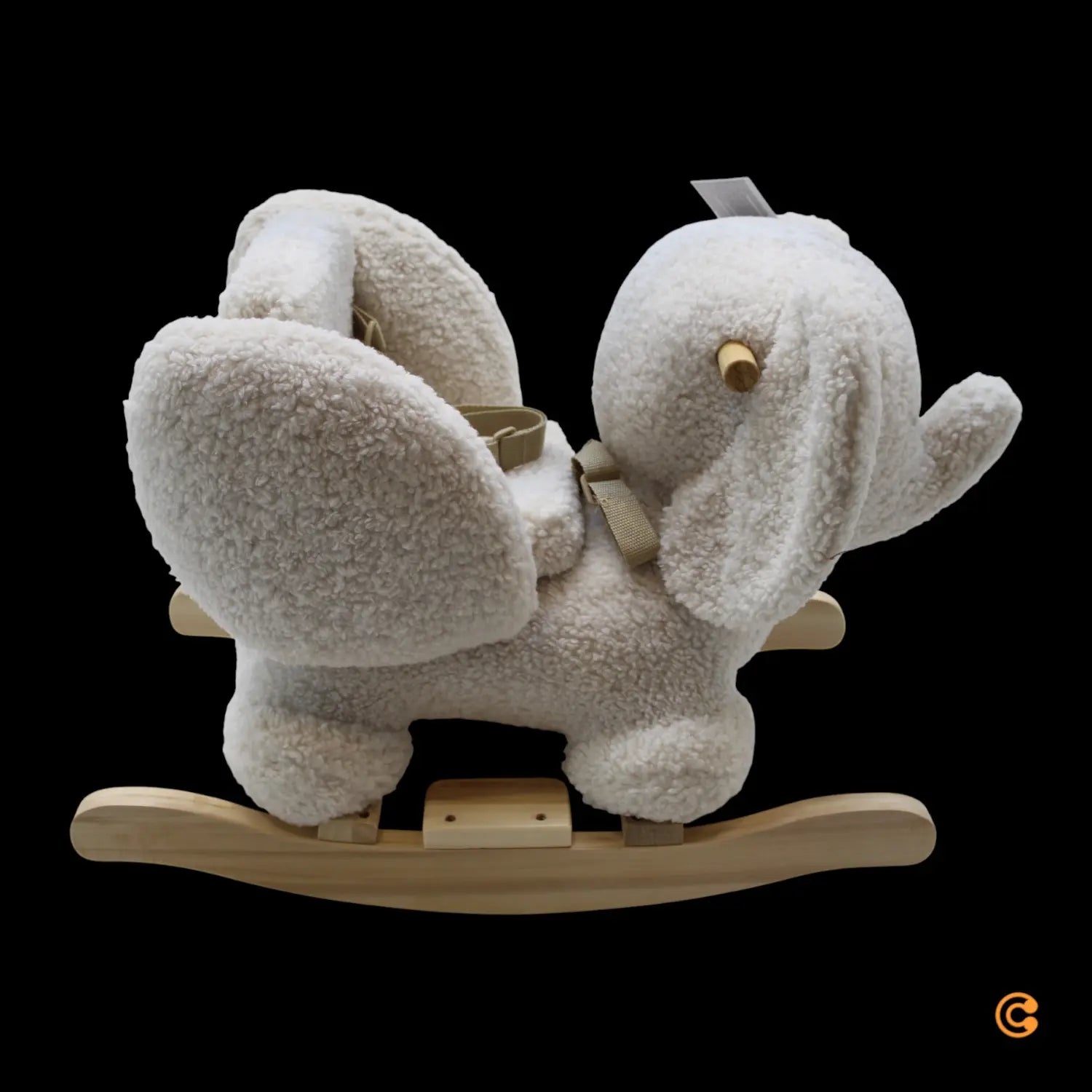 B-Ware Nattou Wippe Schaukeltier Elefant Teddy Ecru Kindersitz Gleichgewicht - 25414673544003