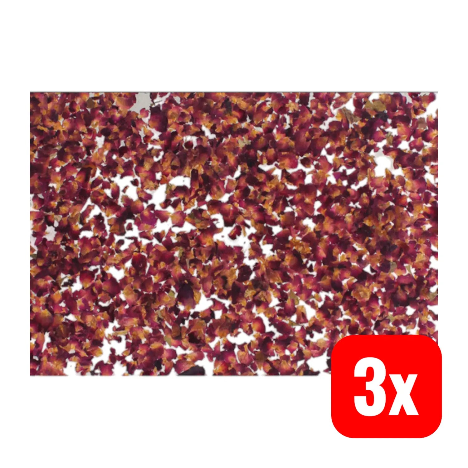 B-Ware Natürliche Rosenblätter Auf Transparenter Selbstklebefolie Folie 4er Pack 3 Sets - 9120074680418