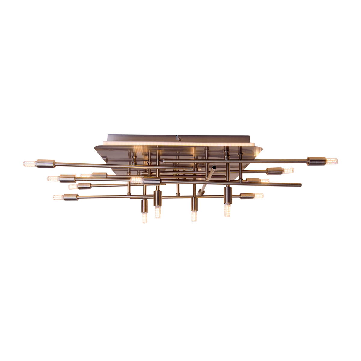 Näve Deckenleuchte Lampe Ancona Stahl Leuchte Beleuchtung 14 flammig - 4003222887110