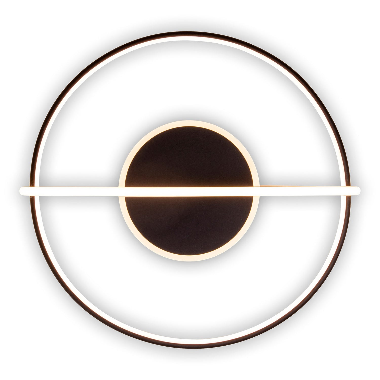 B-Ware Näve Brendan Led Deckenleuchte Lampe Deckenlampe Schwarz Rund 54 Cm - 4003222884225