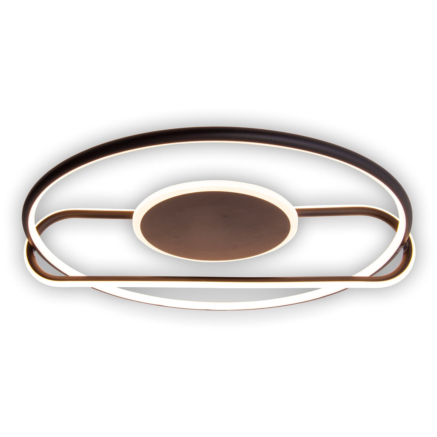 B-Ware Näve Brendan Led Deckenleuchte Lampe Deckenlampe Schwarz Rund 54 Cm - 4003222884225