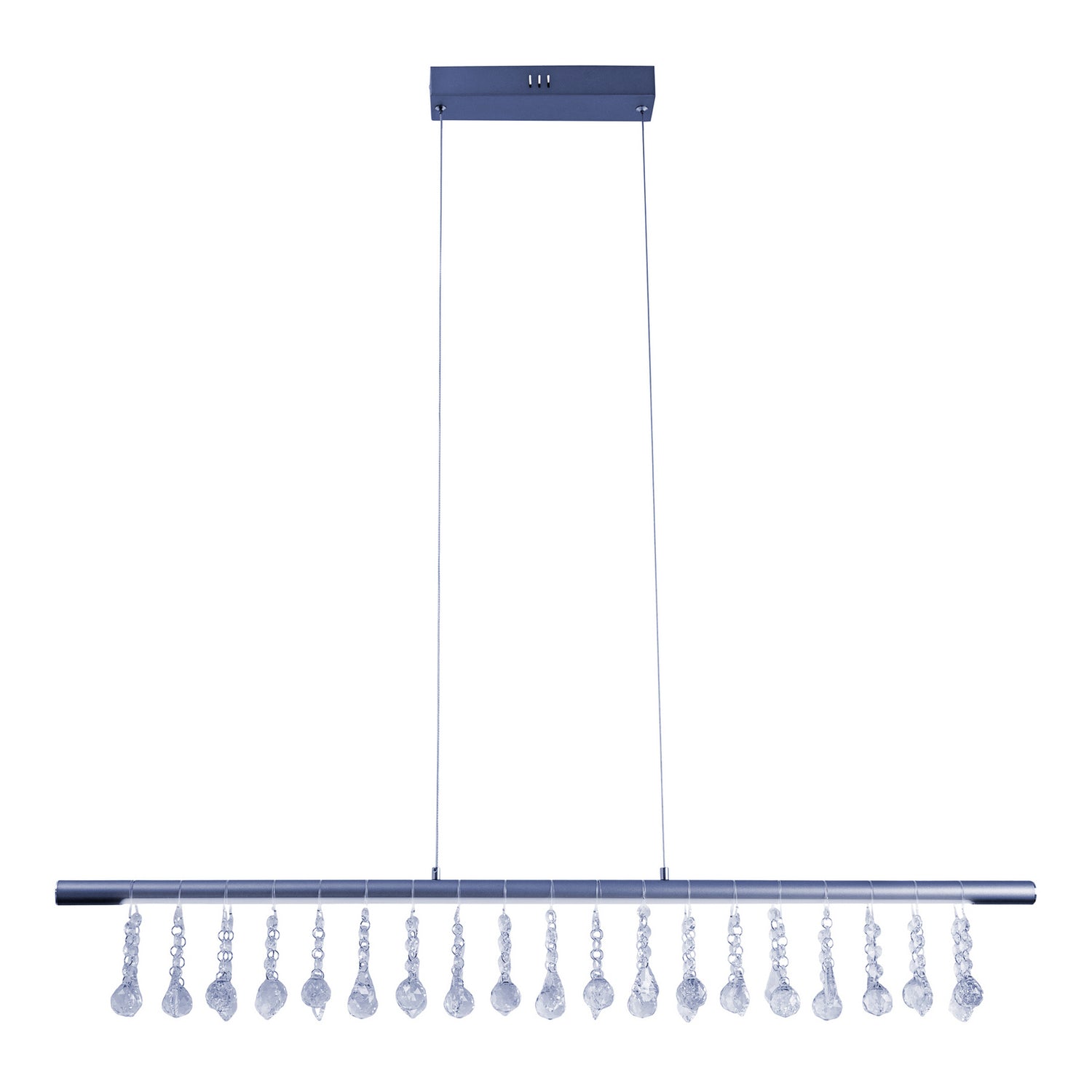 B-Ware Näve Pendelleuchte Hängelampe Nobilis Led Leuchte Dimmbar Dunkelgrau 100 Cm 24 W - 4003222885567