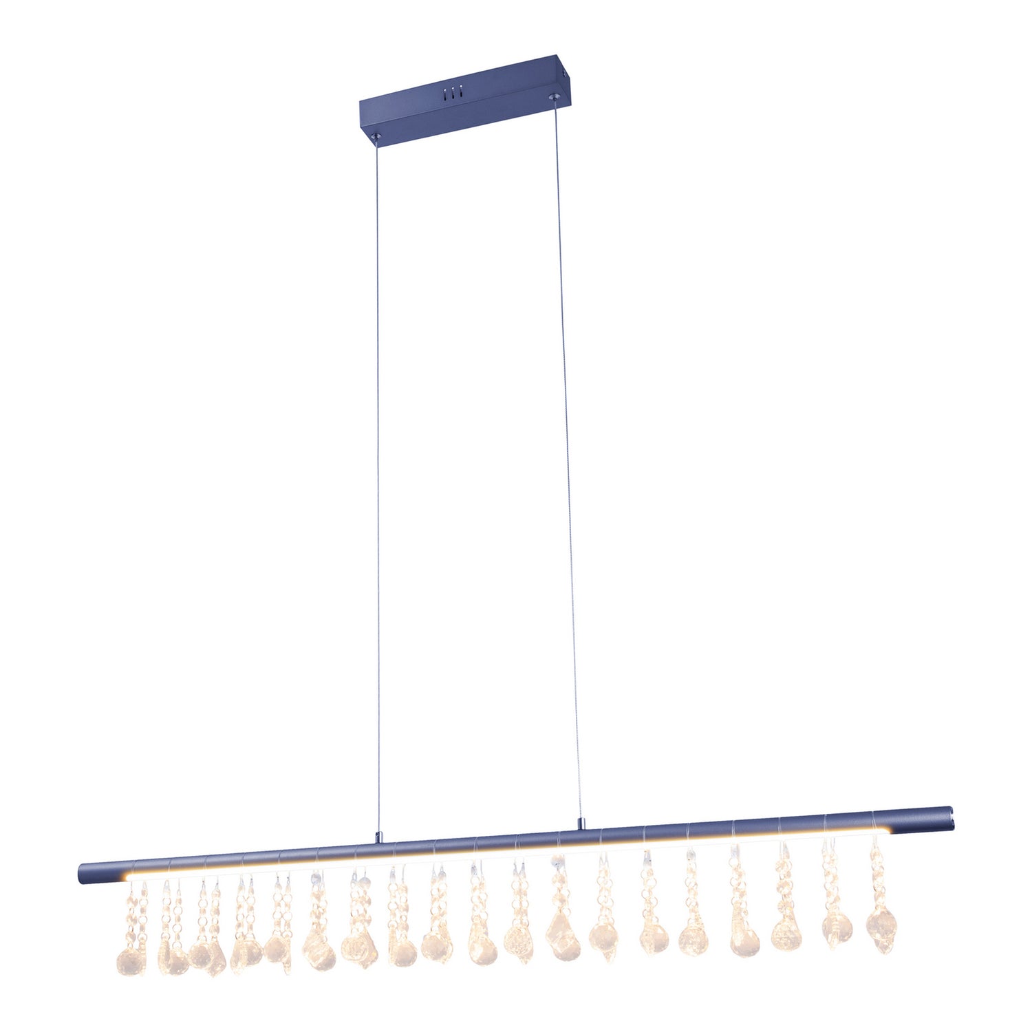 B-Ware Näve Pendelleuchte Hängelampe Nobilis Led Leuchte Dimmbar Dunkelgrau 100 Cm 24 W - 4003222885567