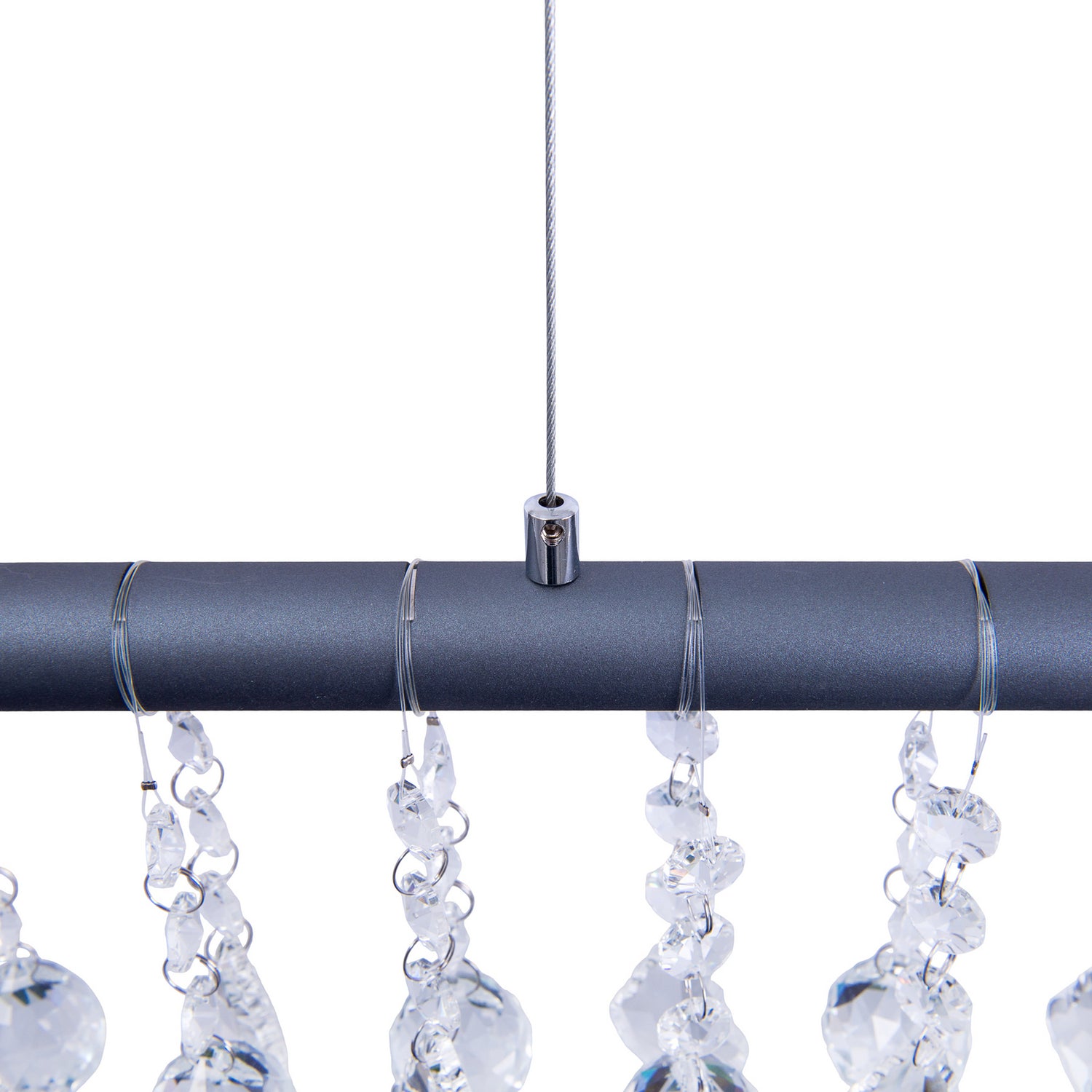 B-Ware Näve Pendelleuchte Hängelampe Nobilis Led Leuchte Dimmbar Dunkelgrau 100 Cm 24 W - 4003222885567