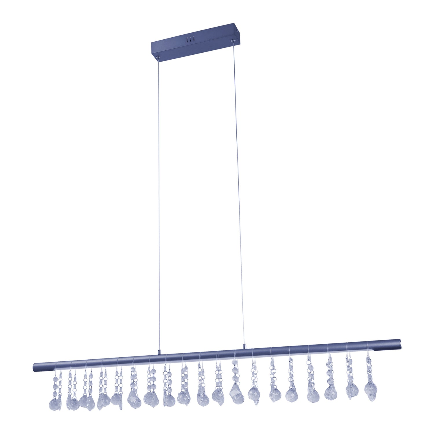 B-Ware Näve Pendelleuchte Hängelampe Nobilis Led Leuchte Dimmbar Dunkelgrau 100 Cm 24 W - 4003222885567