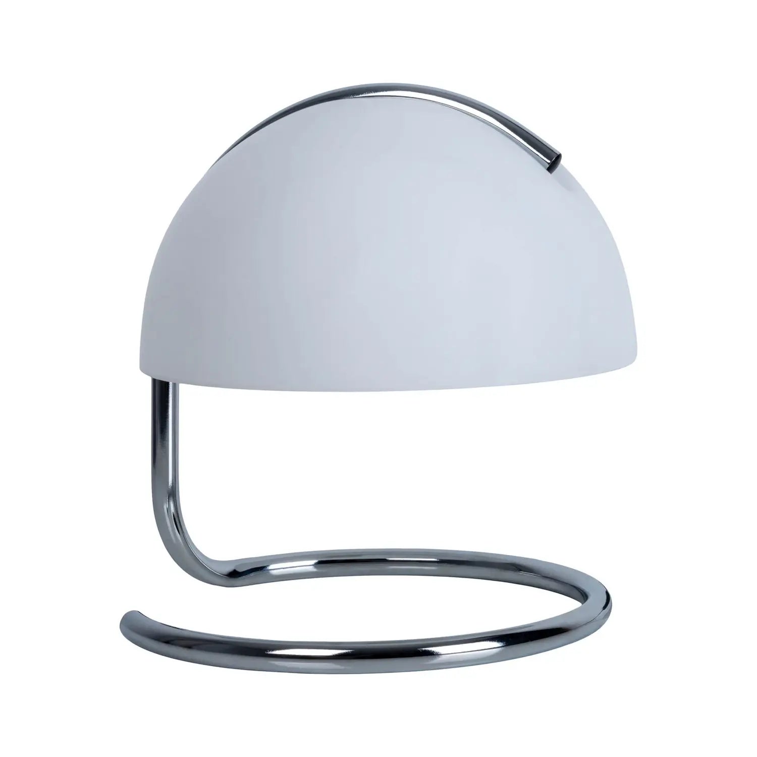 B-Ware Näve Tischleuchte Lampe Burano Weiß Höhe 25 Cm Glas Metall E27