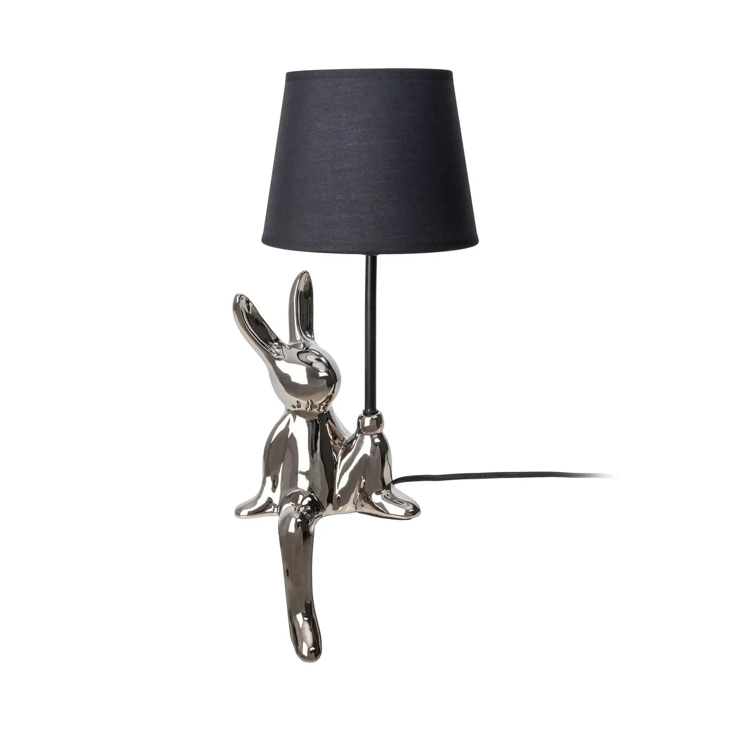 B-Ware Näve Tischleuchte Lampe Helge Silber Keramik Textil Schalter E14 Led 45 Cm Ip20 - 4003222892510