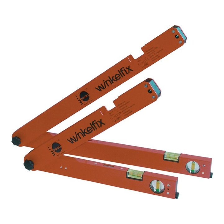 B-Ware Nedo Winkelmessgerät Messwerkzeug Winkelfix Shorty 305mm Analog Siehe Text - 4016054046440