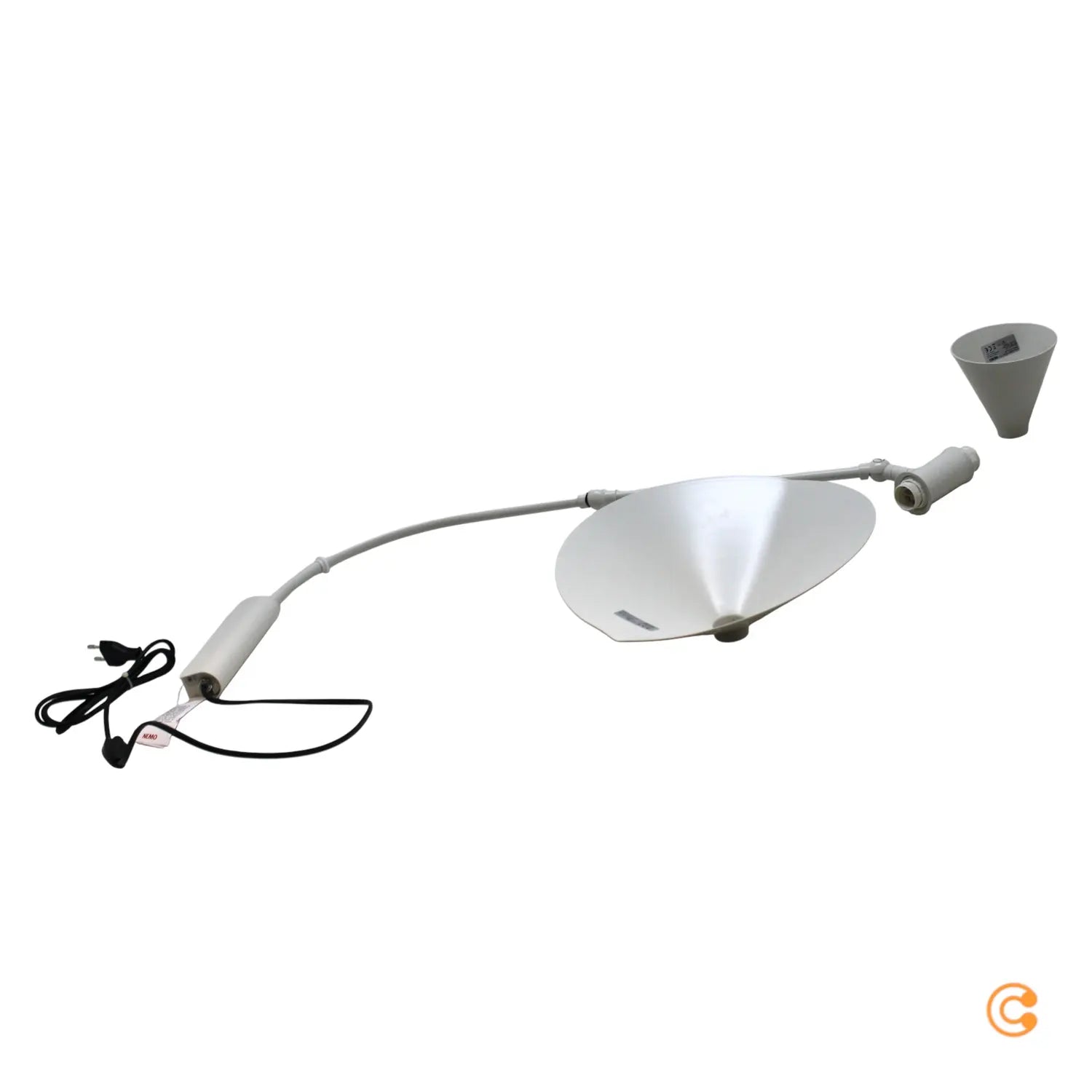 C-Ware Nemo Wandleuchte Lampe Beleuchtung Marseille Waschweiß Schalter Siehe Text/Foto - 220587