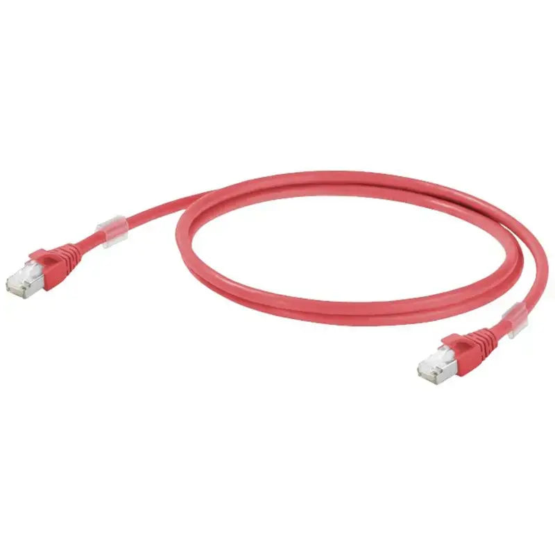 B-Ware Weidmüller Patchkabel Netzwerkkabel Rj45 Cat 6a Sftp Rot 0,5 M Kupfer 15 Stück - 4032248956890