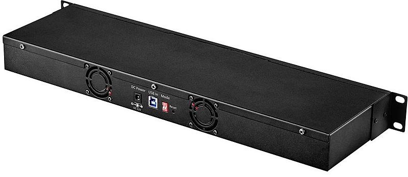 B-Ware Renkforce Netzwerkschrank Festplatten Einbaurahmen 19" Panel Usb 2x Sata Rahmen