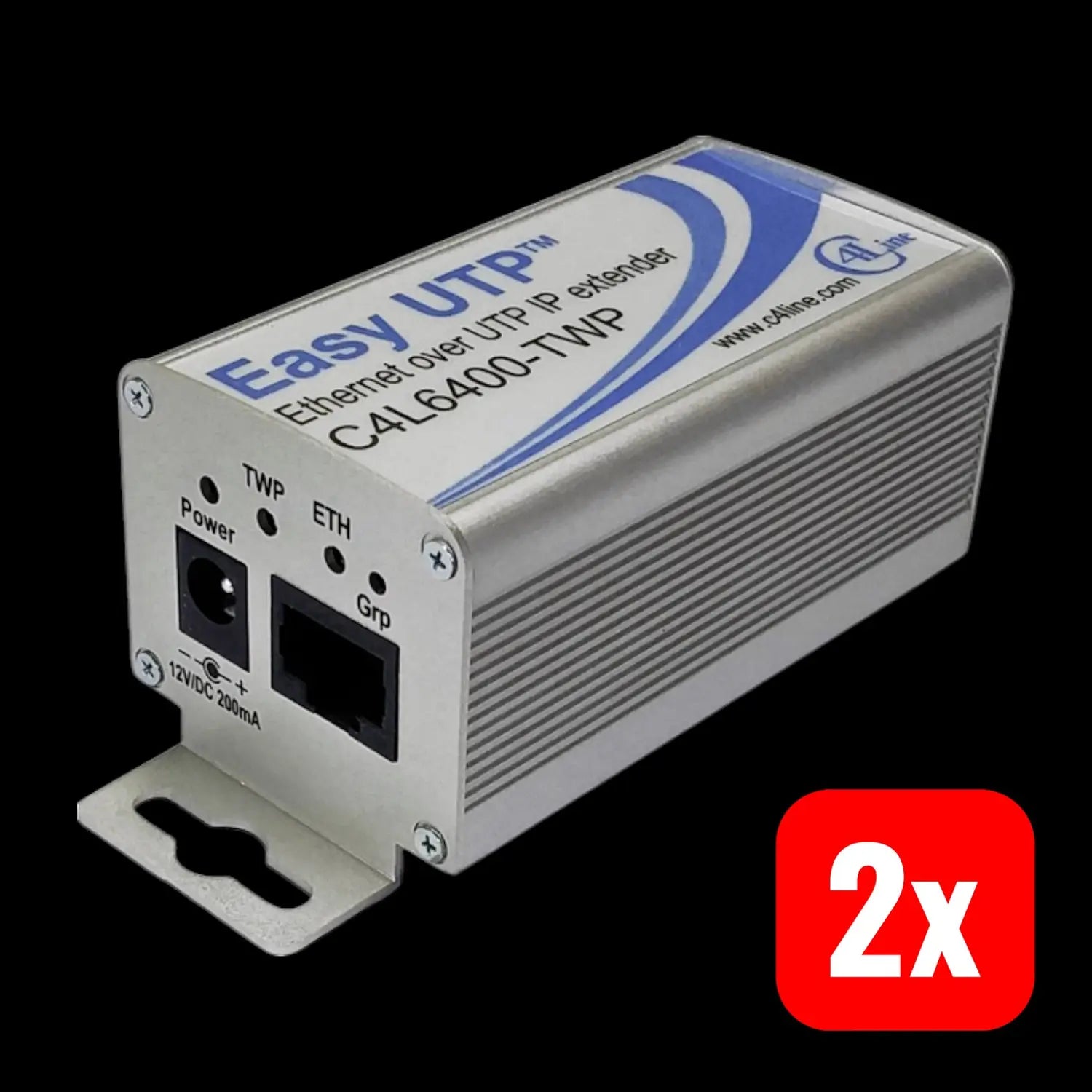 B-Ware Renkforce C4 Line Netzwerkverlängerung Kabel Verbinder Reichweite 500m 2 Stück - 4016139052816