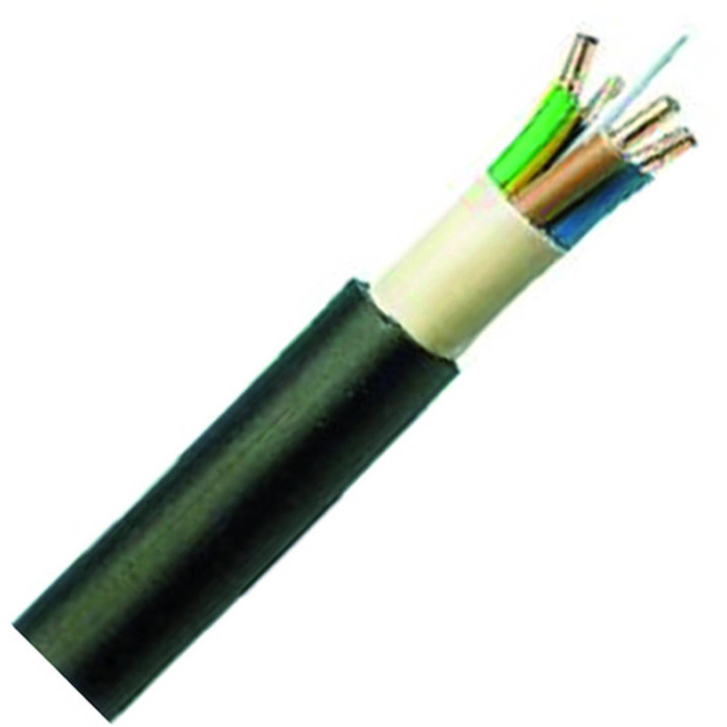 B-Ware Neut Starkstromkabel Energieleitung Nyy J 5x2,5 Rg50 Stromkabel Schwarz 50m - 2050009581626