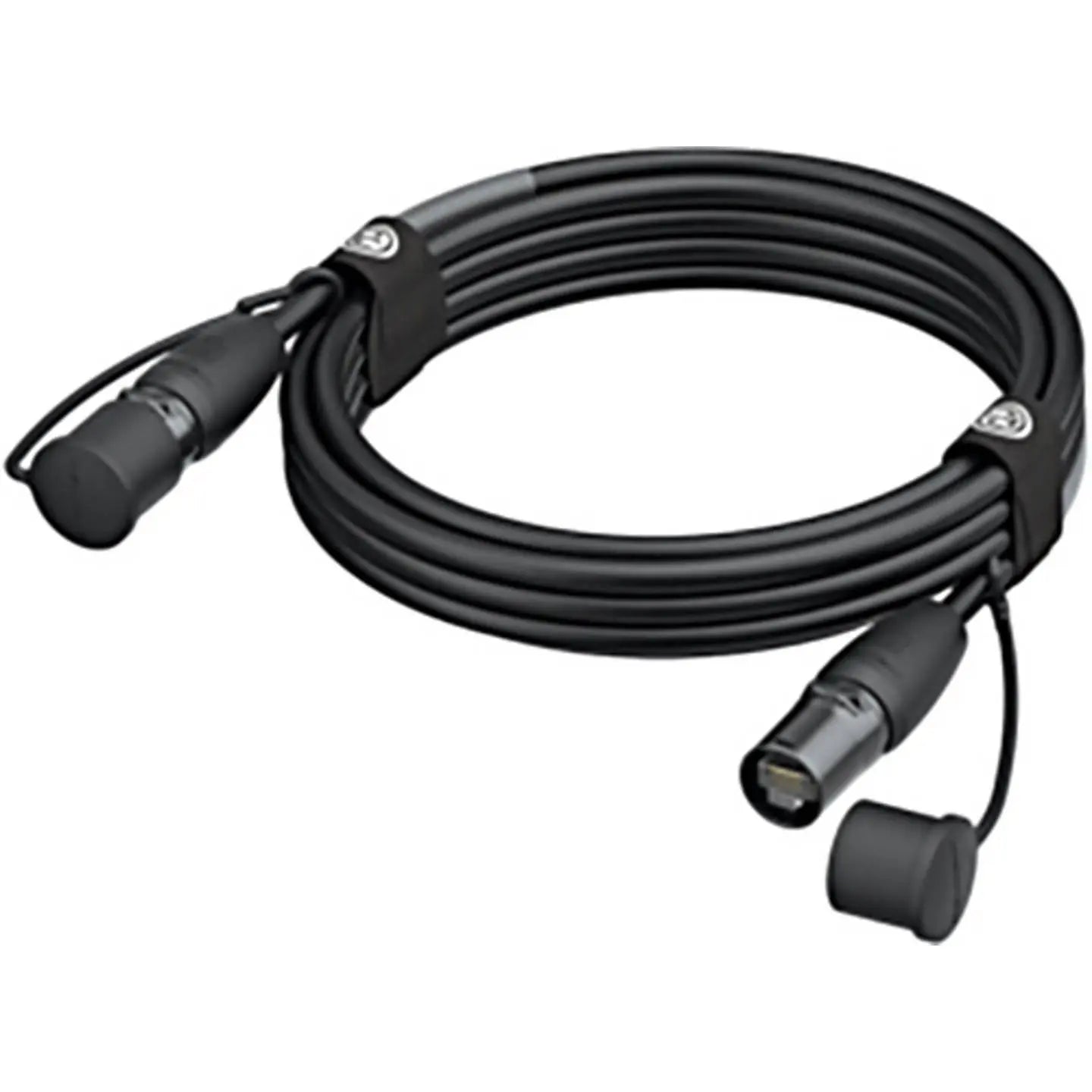 B-Ware Neutrik Netzwerkkabel Patchkabel Ethernetkabel Rj45 Schwarz Dichtkappen 10 M - 7613187024535