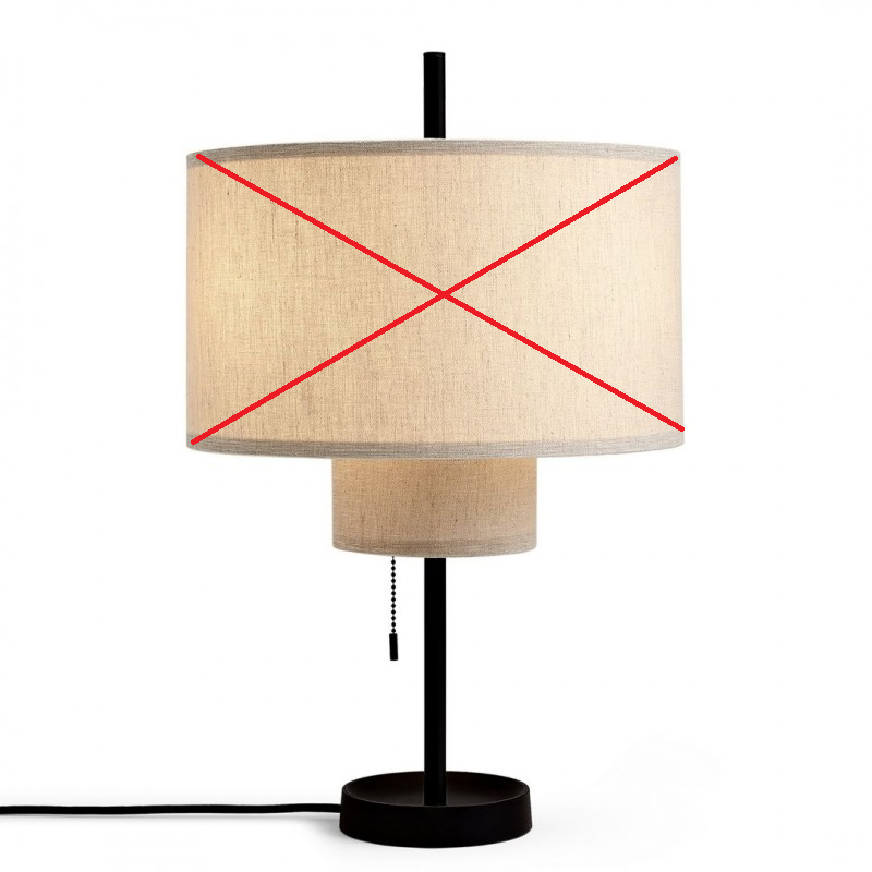 New Works – Margin Tischlampenfuß In Schwarz Tischlampe Lampe Siehe Text/Foto B-Ware - 5712826213919