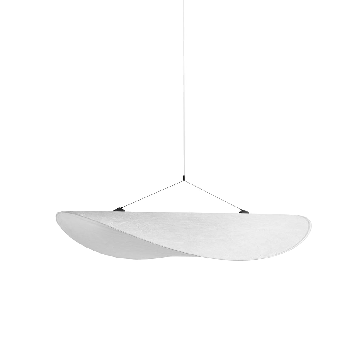 B-Ware New Works Pendelleuchte Led Hängelampe Tense 120cm Weiß Designlampe 80 Cm 202 - 5712826212202