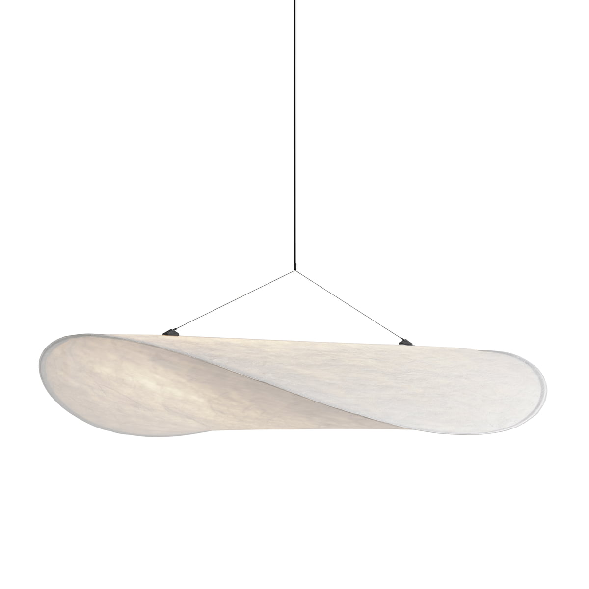 B-Ware New Works Pendelleuchte Led Hängelampe Tense 120cm Weiß Designlampe 80 Cm 202 - 5712826212202