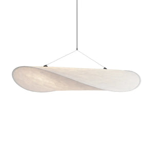 B-Ware New Works Hängeleuchte Pendelleuchte Led Weiß Kunststoff 90cm Panter Tourron