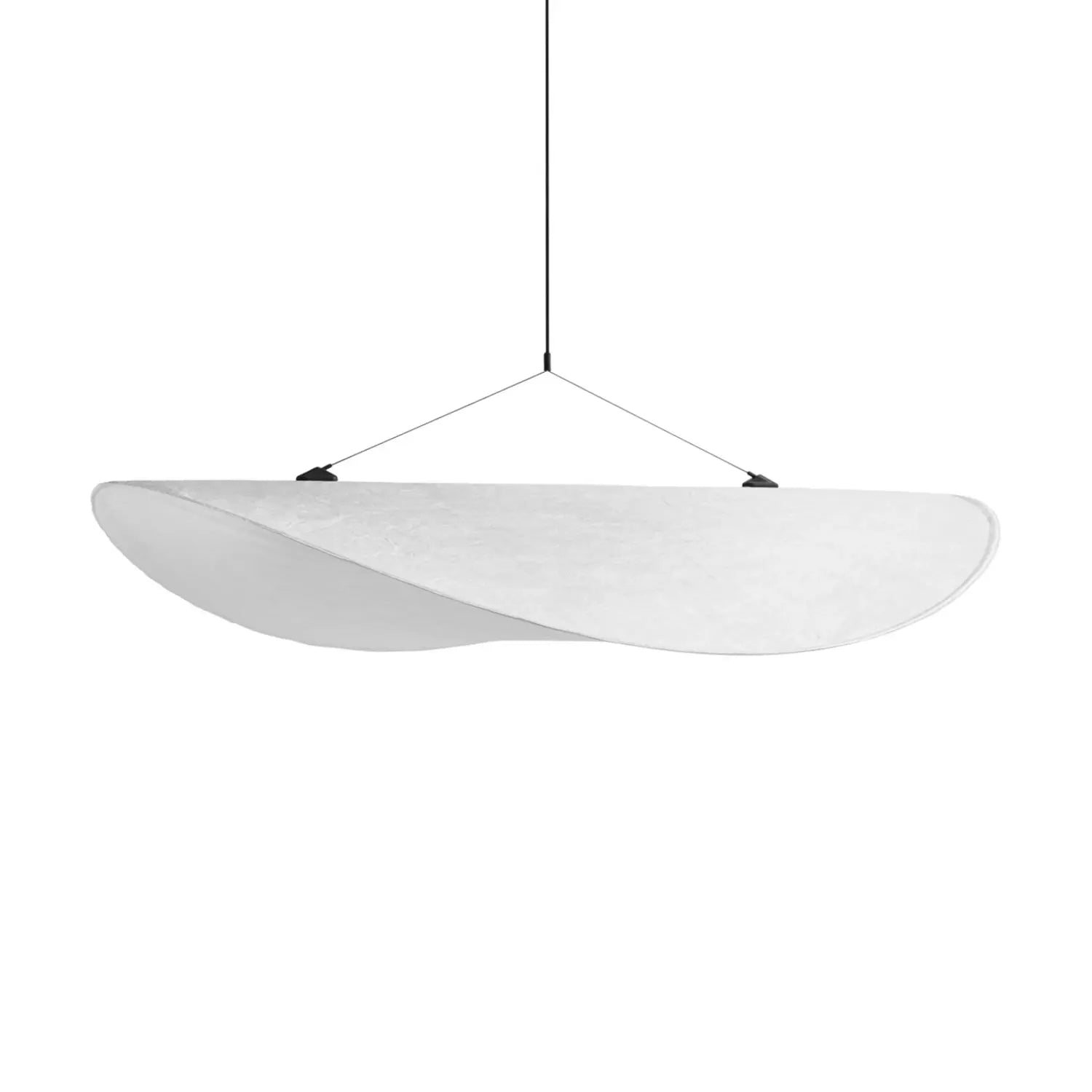 B-Ware New Works Hängeleuchte Pendelleuchte Led Weiß Kunststoff 90cm Panter Tourron - 7028001