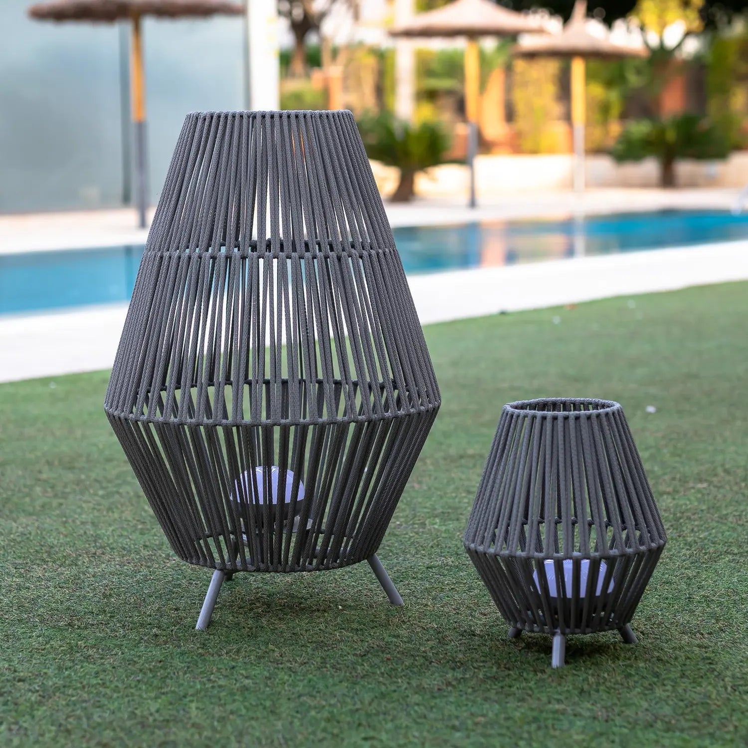 B-Ware Newgarden Conta Led Akku Stehleuchte Leuchte Taupe 72cm 3.000 K Fernbedienung - 8435578509440