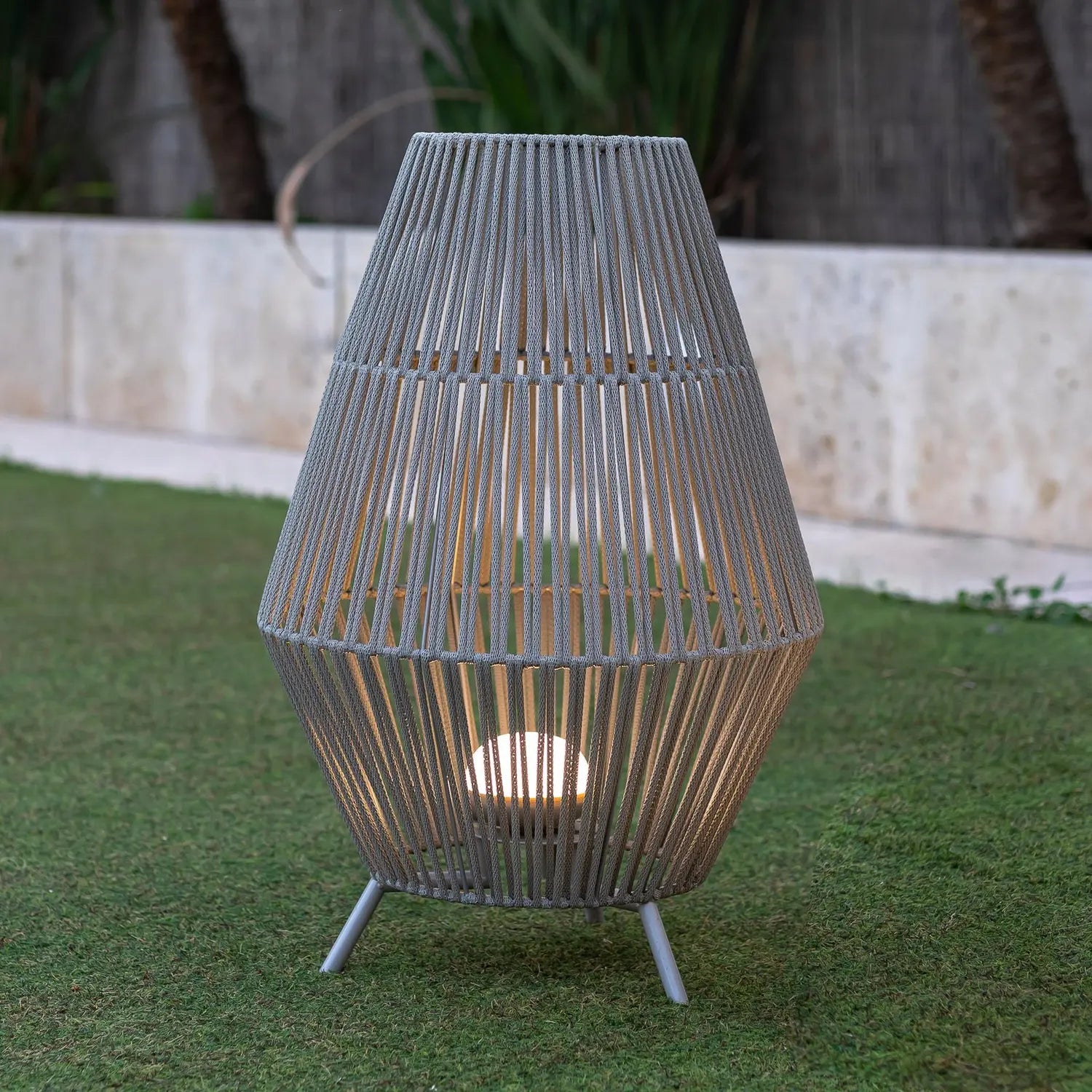 B-Ware Newgarden Conta Led Akku Stehleuchte Leuchte Taupe 72cm 3.000 K Fernbedienung - 8435578509440