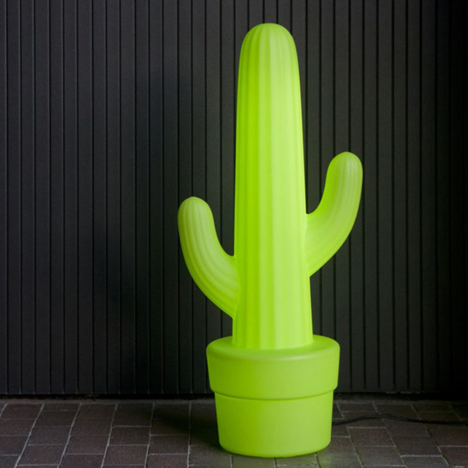 Newgarden Kaktus Stehleuchte Lampe Outdoor Limonengrün Gartenleuchte Leuchte B-Ware - 8436558745346