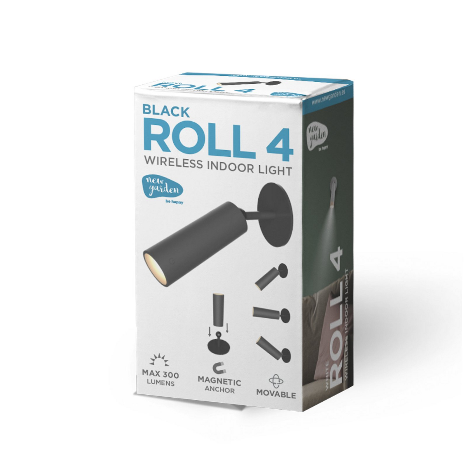 B-Ware Newgarden Led Akku Leuchte Wandlampe Schwarz Usb C Schwenkbar Dimmbar Lampe - 8435578512525