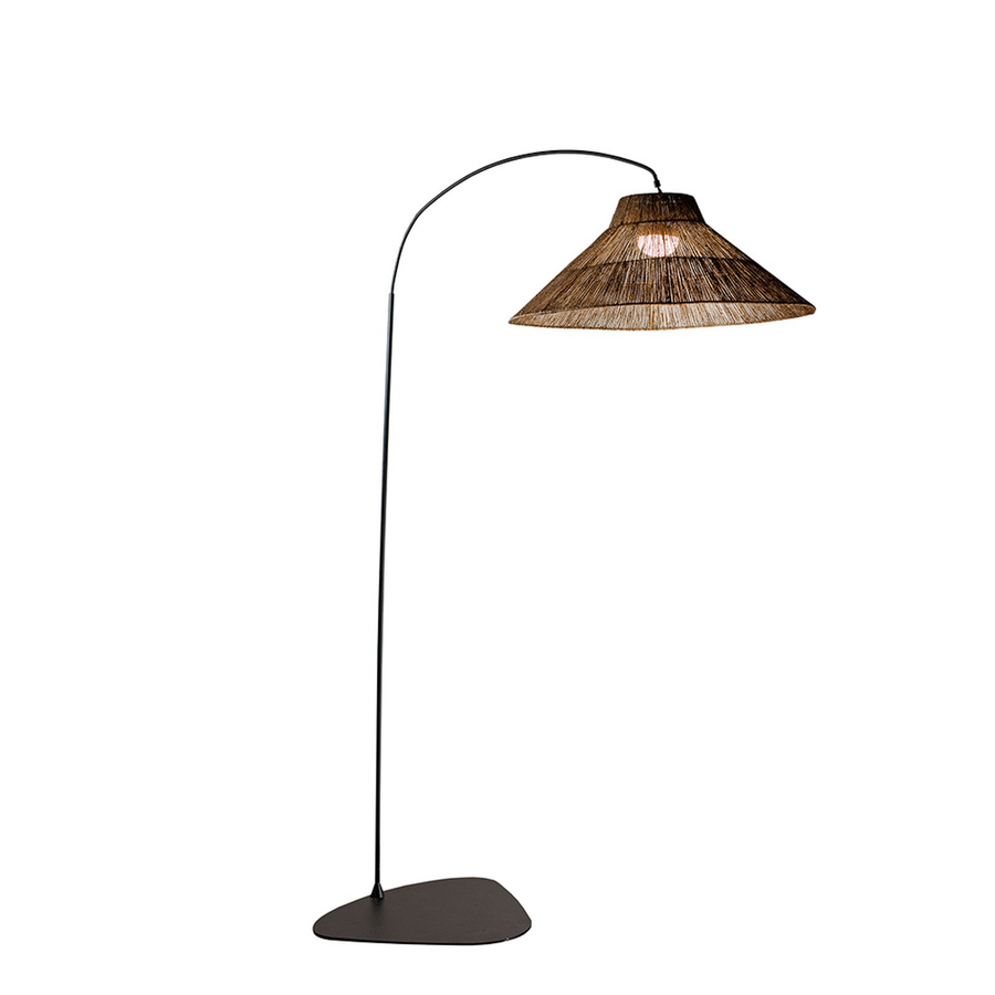 Newgarden Led Stehleuchte Leuchte Stehlampe Schwarz Holz 230cm Usb Aufladbar     B-Ware - 8435578504797