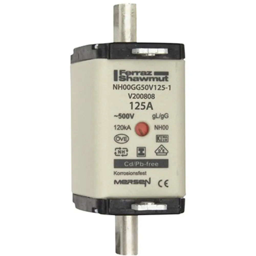 B-Ware Mersen Nh Sicherung Schmelzsicherung 1 F765000000 Größe 00 125 A 500 V 5 Stück - 8430399001319