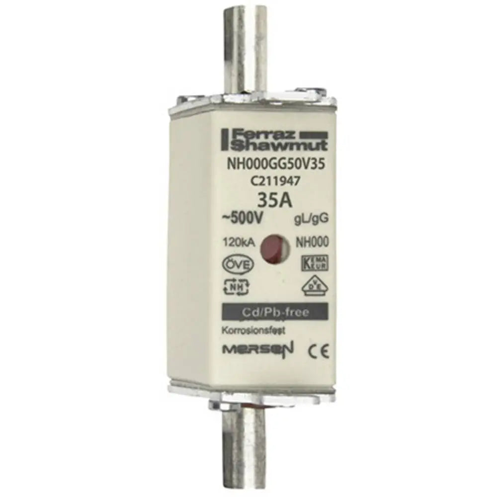 B-Ware Mersen Nh Sicherung Fusibile Sicherungsgröße: 000 35 A 500 V G G/G L - 4086500083084