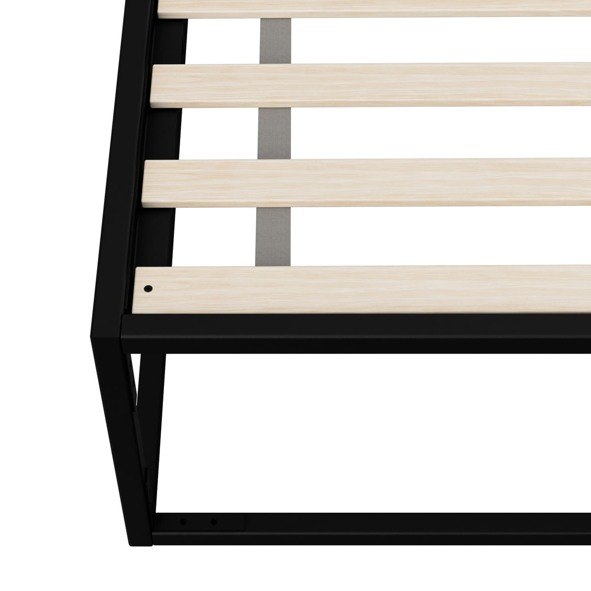 Nichba Design Lattenrost Bettgestell Bettrahmen 80x200 Cm Schwarz Zubehör Ersatz B-Ware - 5713539001046