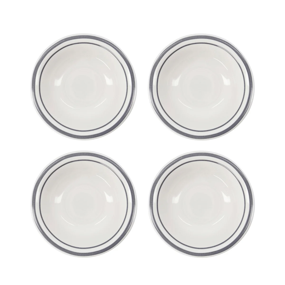 Nicolas Vahé Bistro Schüssel Set Schale ø 12 Cm Grau 4er Set Geschirr B-Ware - 5707644800496