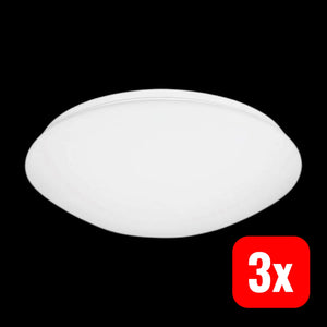 B-Ware Niermann 68036 Deckenleuchte Energiesparlampe Led E27 15 W Weiß 3 Stück