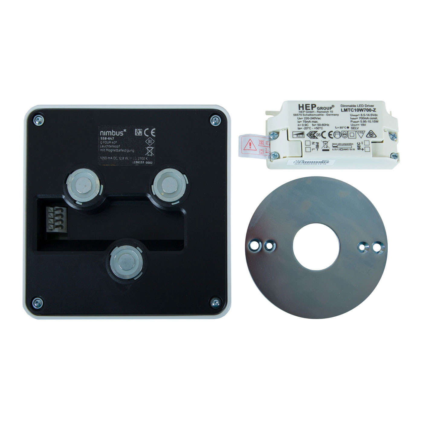 Nimbus Q Four 40° Einbauleuchte Led Deckenleuchte Deckenlampe Leuchte Lampe Weiß B-Ware - 4251462213675