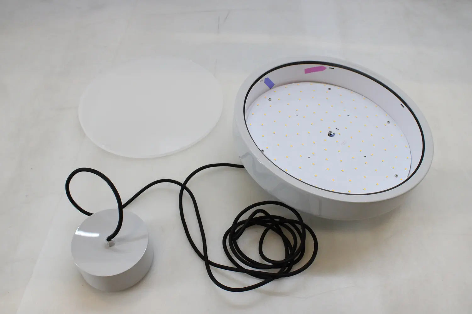 B-Ware Nine Lack Pendelleuchte Hängelampe Grau Led 33cm Siehe Text/Foto - 5740001931143