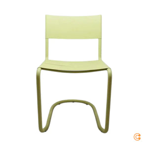 B-Ware Nine Gartenstuhl Stuhl Sine Gelb Outdoor Terrasse Edelstahl Siehe Text/Foto